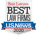 Best Lawyers, Best Law Firms, U.S. News 2020