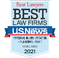 Best Lawyers Best Law Firms by U.S. News & World Report in Personal Injury Litigation-Plaintiffs-Tier 1 Oakland 2021